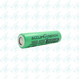 18650-AS25R 2500mAh (9Wh) 3.6V 20A Li-Ion AccumStation