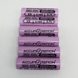 Аккумулятор Li-ion INR18650-AS26J Accumstation