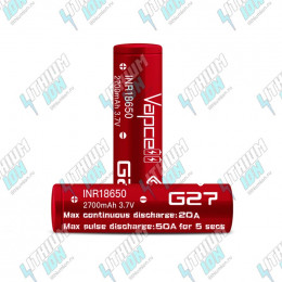 G27 2700mAh (9.72Wh) 3.6V 20A Li-Ion Vapcell