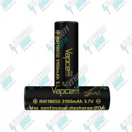 INR18650 3100mAh (11.16Wh) 3.6V 20A Li-Ion Vapcell