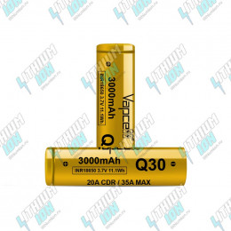 Q30 3000mAh (10.8Wh) 3.6V 20A Li-Ion Vapcell