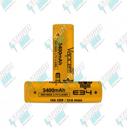 E34 3400mAh (12.24Wh) 3.6V 10A Li-Ion Vapcell
